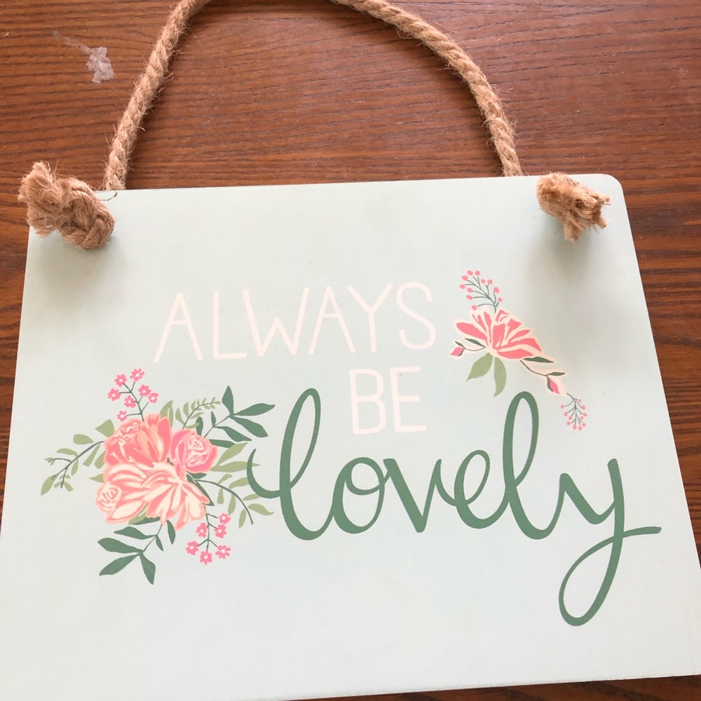 Inside or outside sign